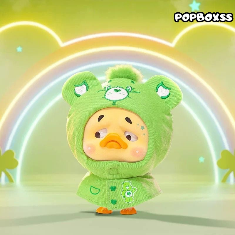 Care Bears x Upset Duck Neon Sweetheart Duck Series Plush Keychain Blind Box