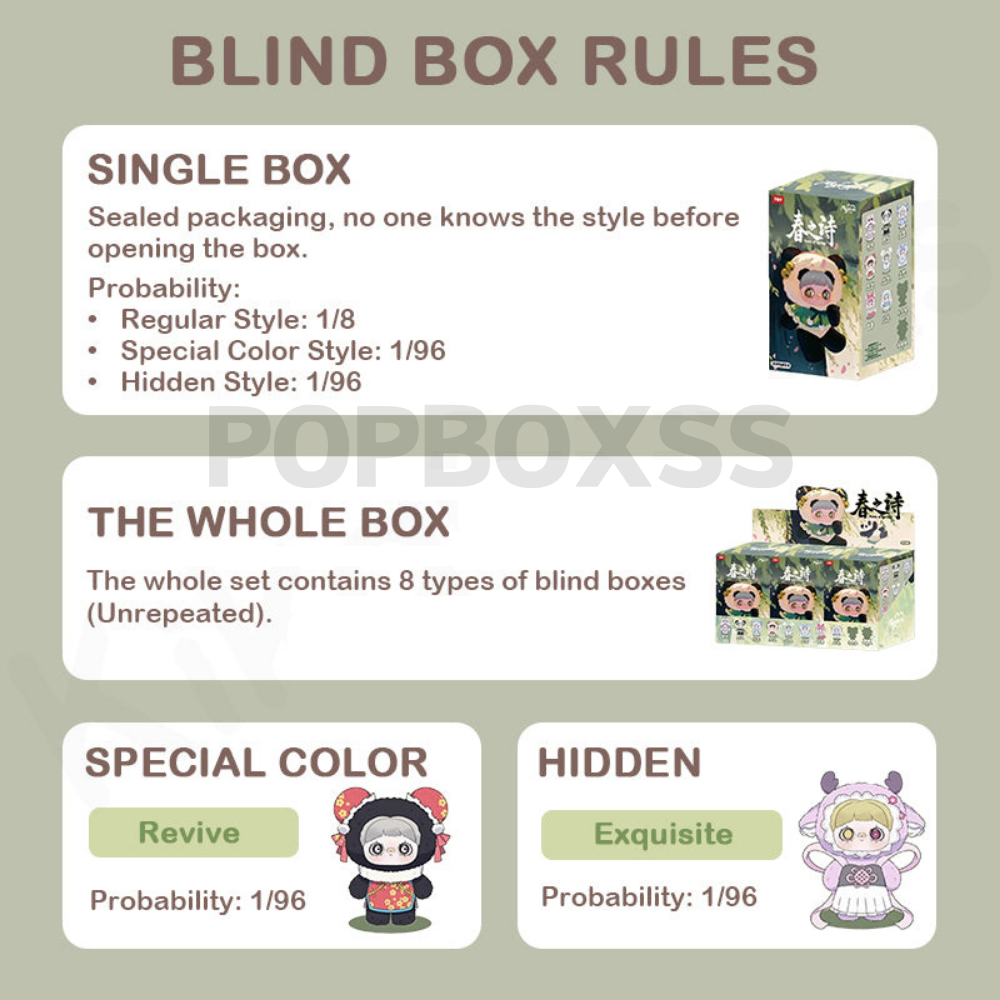 【US 3-5 Arrival】Maymei V3 Poem of Spring Series Plush Dolls. Blind Box