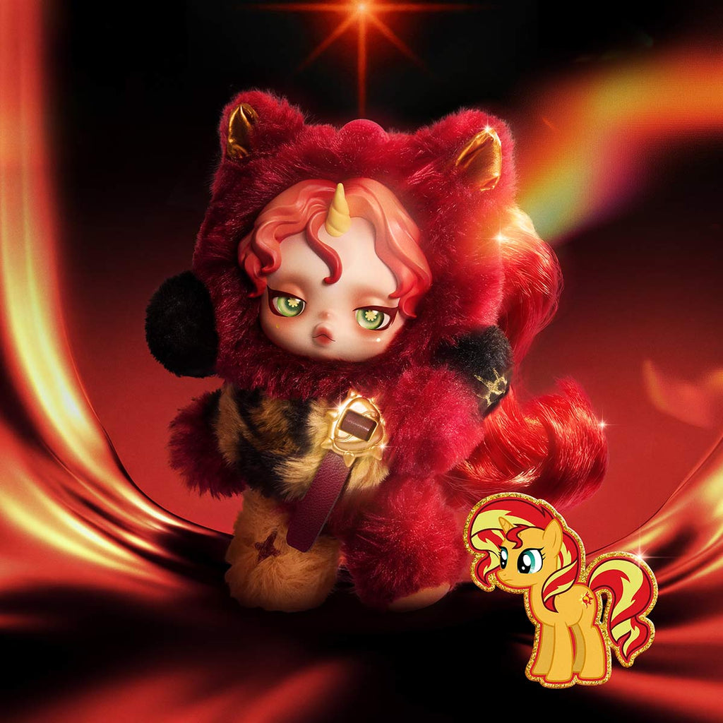 【Hot】SKULLPANDA × My Little Pony Series Plush Blind Box