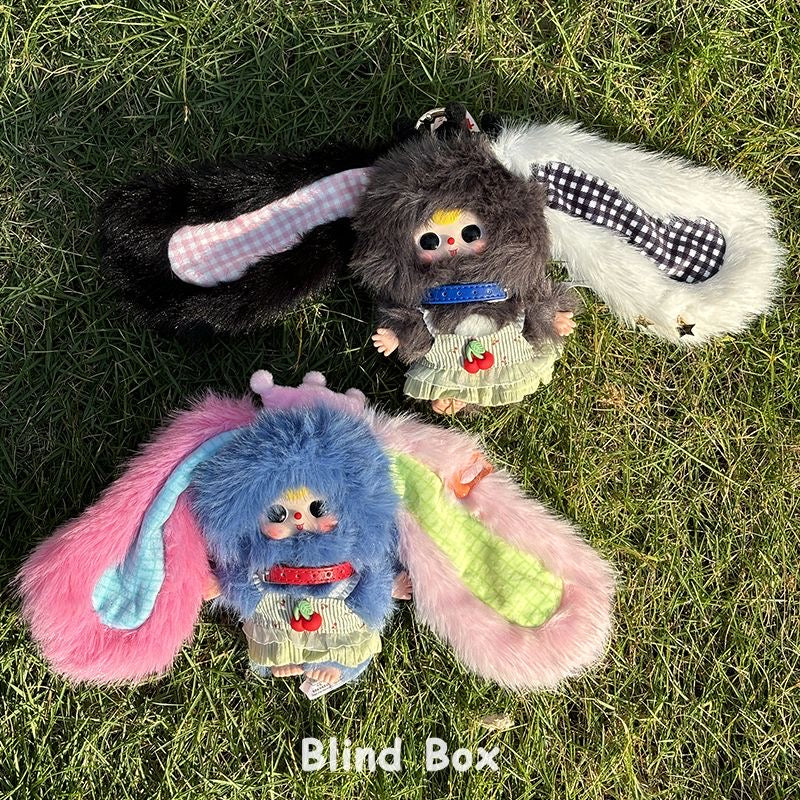 baby three miniature bunny Vinyl plush pendant blind box
