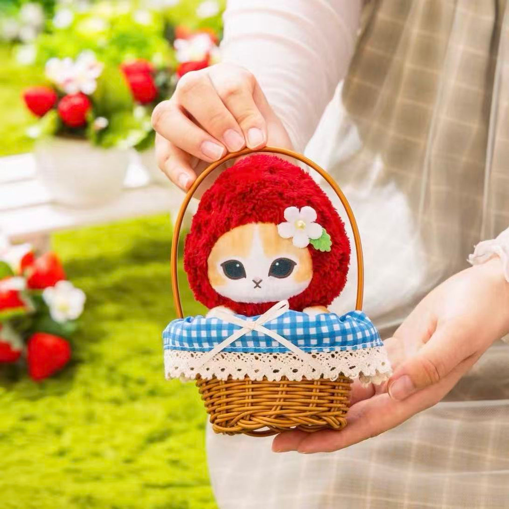 Mofusand MERCI STRAWBERRY Series Plush Pendant