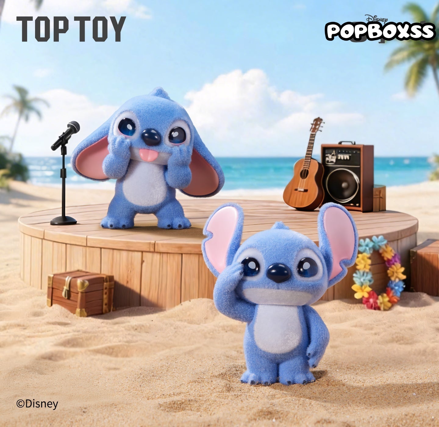 Disney Stitch Emoji Series Figures Blind Box