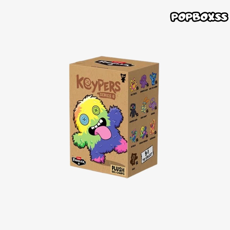 Fuggler Funny Ugly Monster Keypers V6 Series Plush Key Chain Dolls. Blind Box