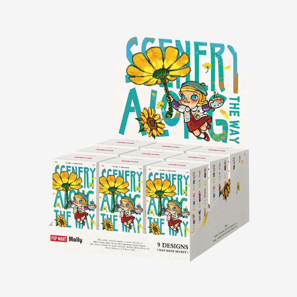 POP MART MOLLY 20th Anniversary Scenery Along the Way Series Figure Blind Box
