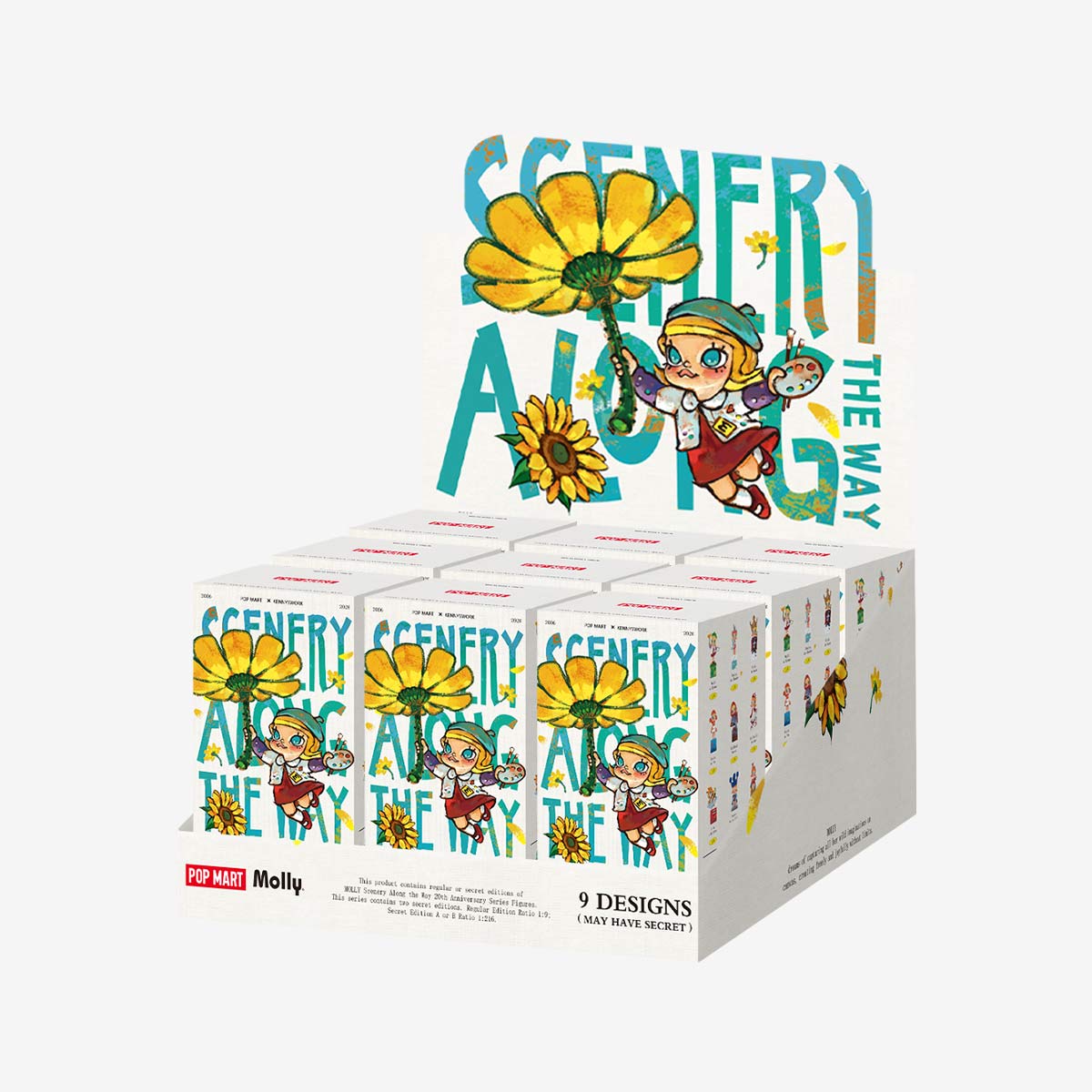 POP MART MOLLY 20th Anniversary Scenery Along the Way Series Figure Blind Box