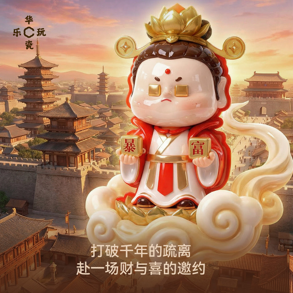 Heycera God of Wealth Furnace figurines