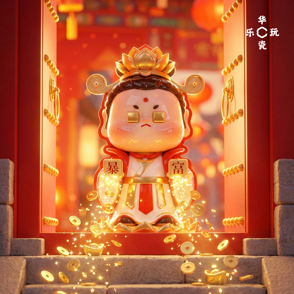 Heycera God of Wealth Furnace figurines