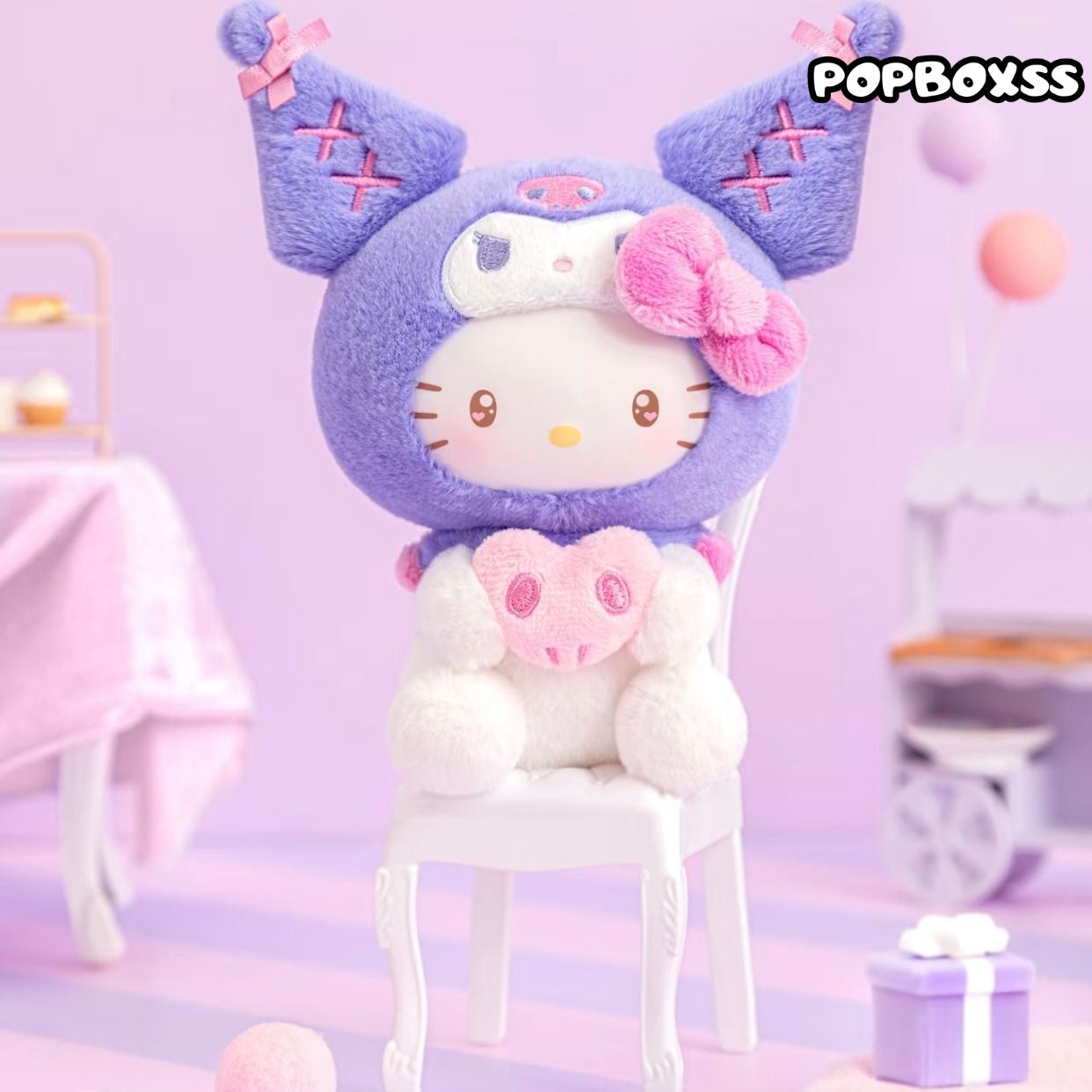 SRO Kuromi Party Series Plush Pendant Dolls. Blind Box