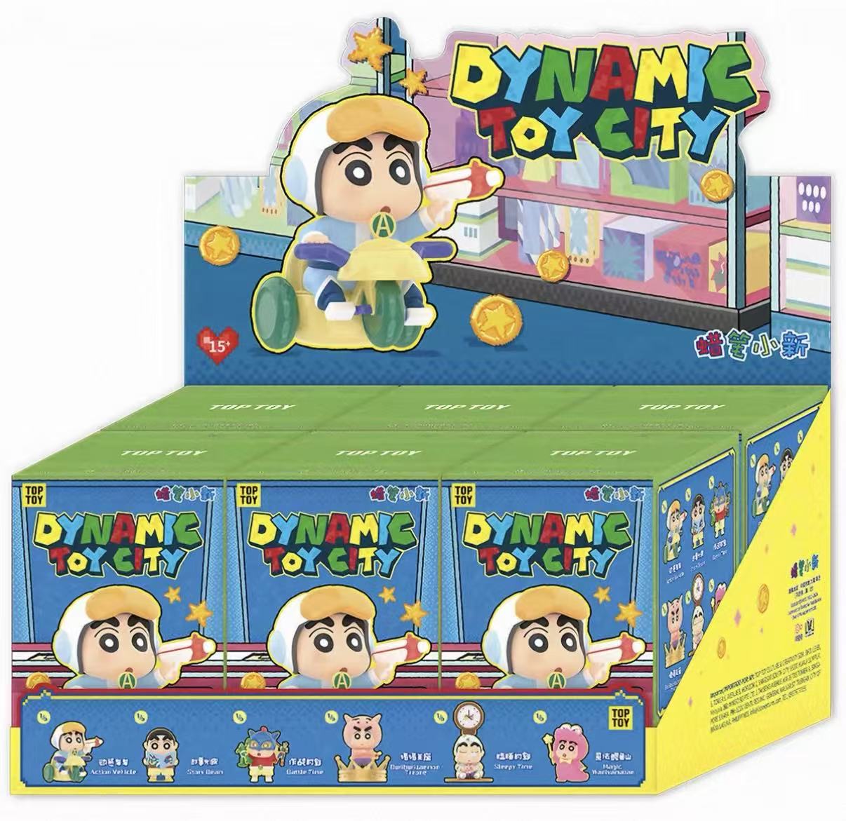Crayon Shin-chan Dynamic Toy City Series Figure Blind Box