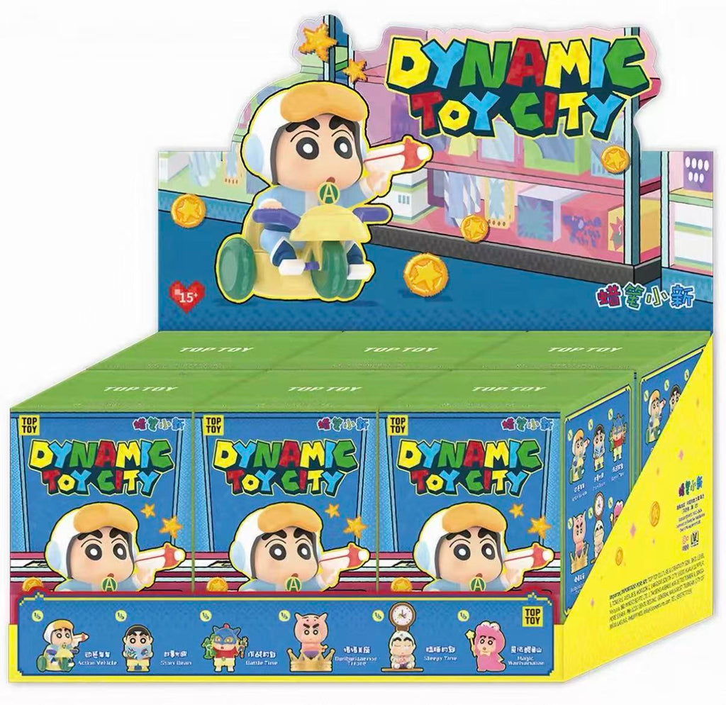 Crayon Shin-chan Dynamic Toy City Series Figure Blind Box