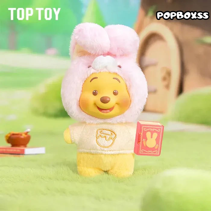 TOP TOY Winnie the Pooh Animal Storybook Series Plush Keychain Blind Box