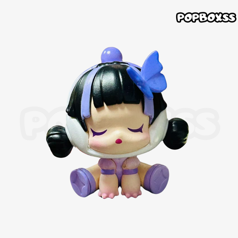 POP BEAN SKULLPANDA shanghai Miss Butterfly Limited Edition Figure
