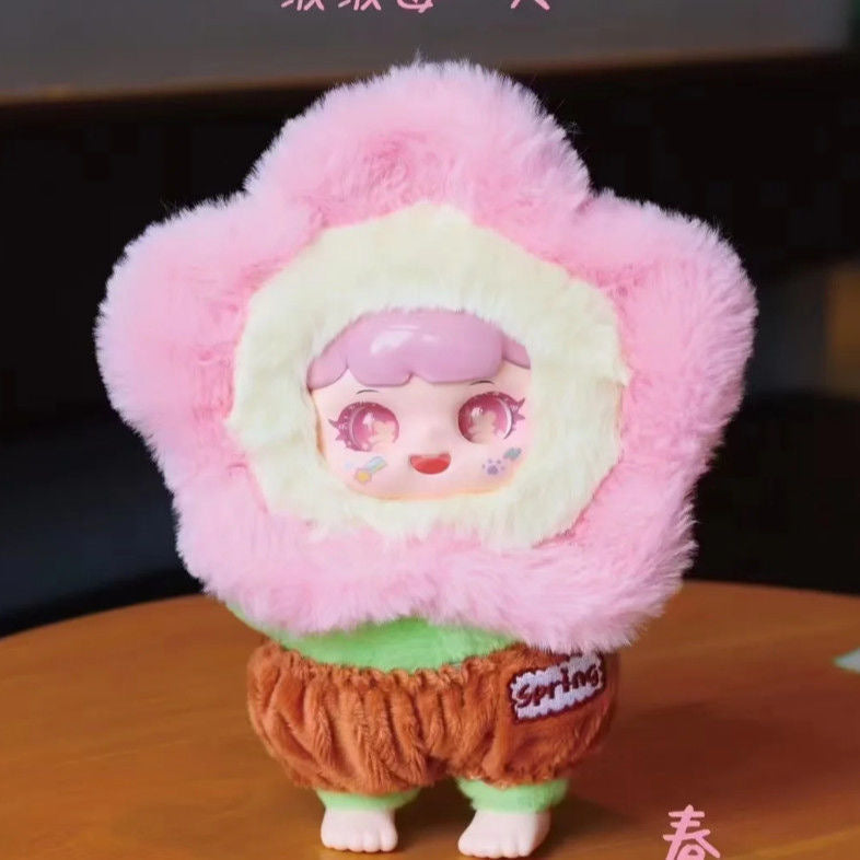 MANCHAO Mischievous Imp Rongrong Everyday Series Plush Dolls, Blind Box