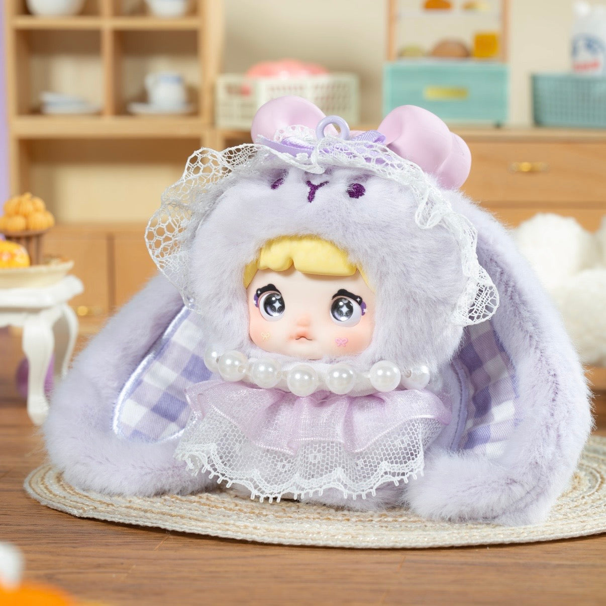 【US 3-5 Arrival】Nommi Sweetheart Bunny Blind Box Mibao Series 2 Plush Toy Keychain