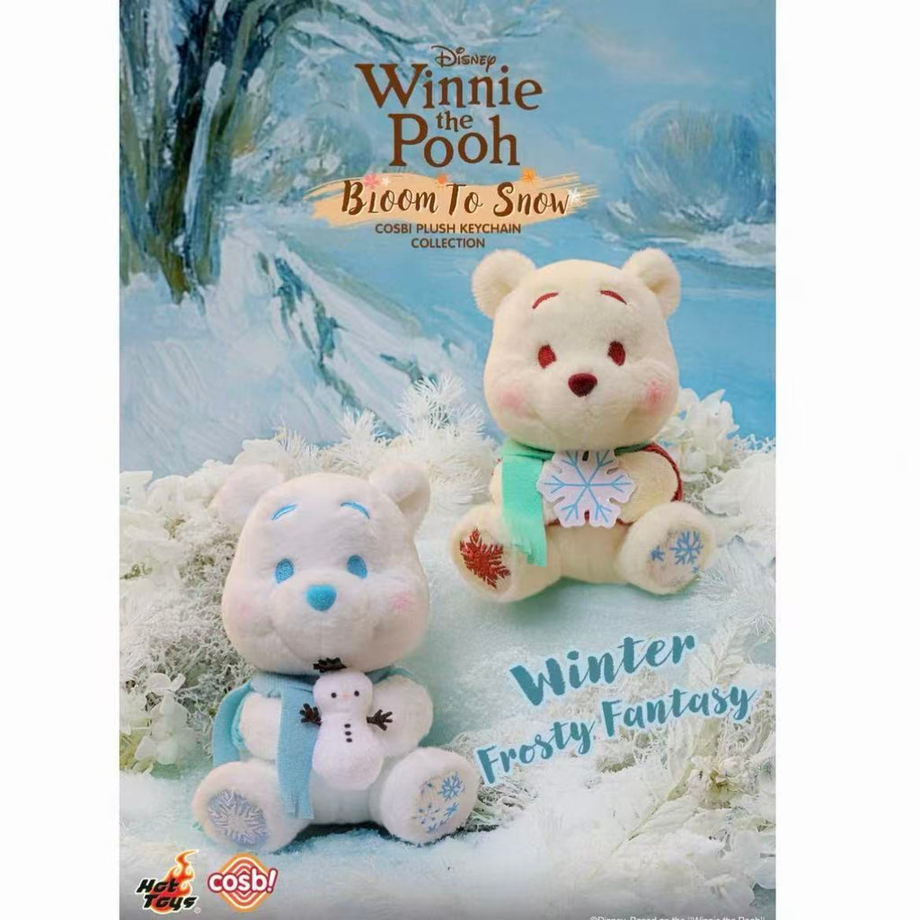 DSN Winnie the Pooh Bloom To Snow Series Cosbi Plush Keychain Collection Blind Box