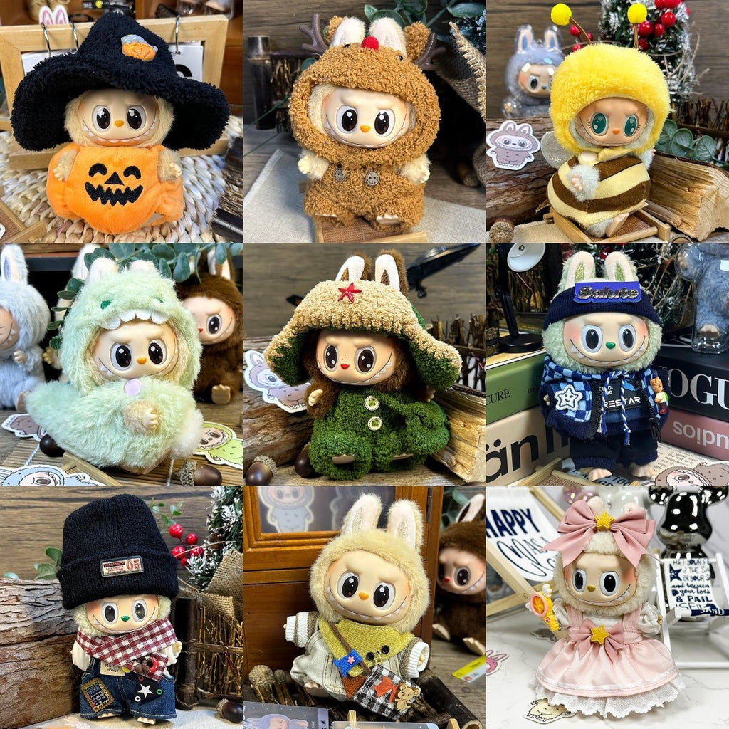 POP MART Labubu Replacing Clothes Set, Labubu Outfit(No Dolls) labubu clothes