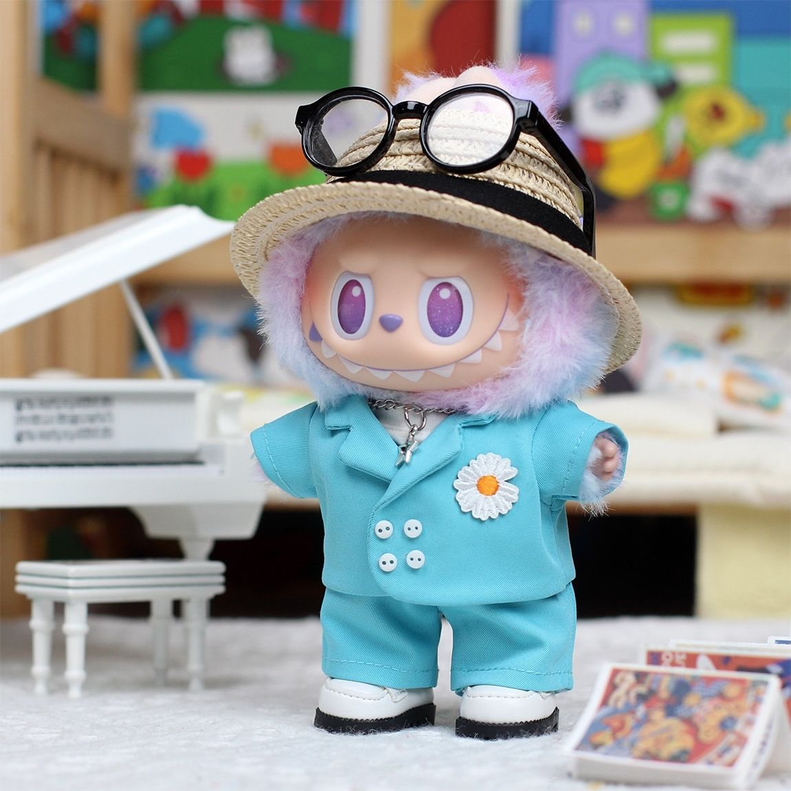 G-Dragon's same style labubu doll clothes(No doll)