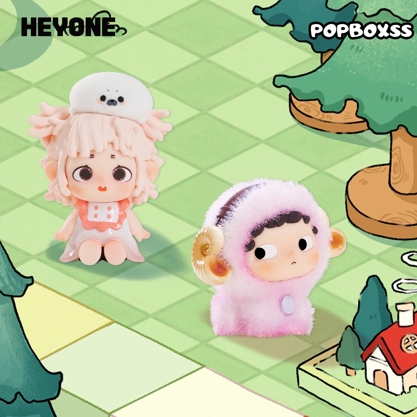 Heyone Time Town Escape Series Mini Figures, Blind Bag