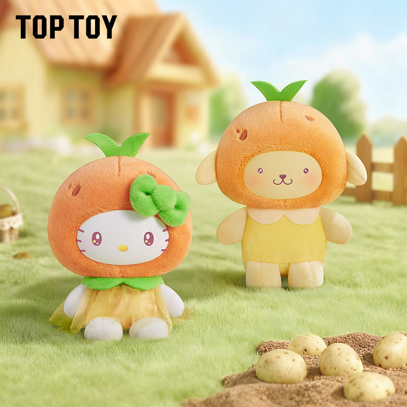 Sanrio Characters Fruit & Vegetable Series Mini Vinyl Keychain Pendant Blind Box