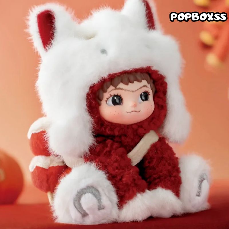 WAKUKU Snowy Lucky Hooves Series Plush New Year Limited Edition Hanging Card