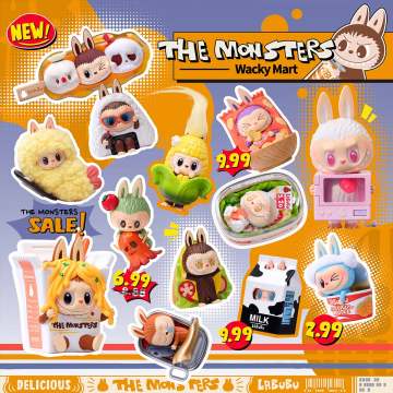 THE MONSTERS LABUBU Wacky Mart Series Figures. Blind Box