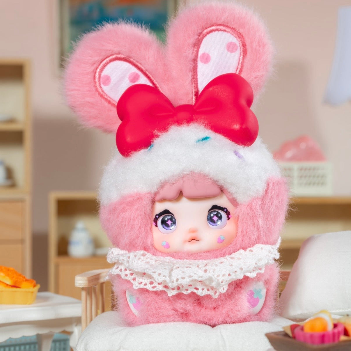 【US 3-5 Arrival】Nommi Sweetheart Bunny Blind Box Mibao Series 2 Plush Toy Keychain