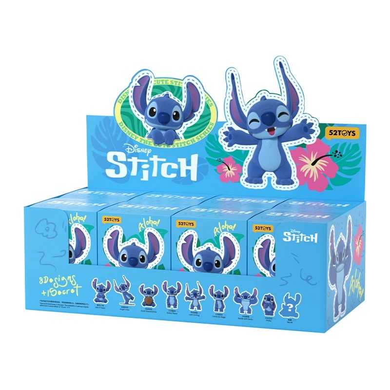 52TOYS Stitch Weird and Cute Series Fuzzy Figures. Blind Box