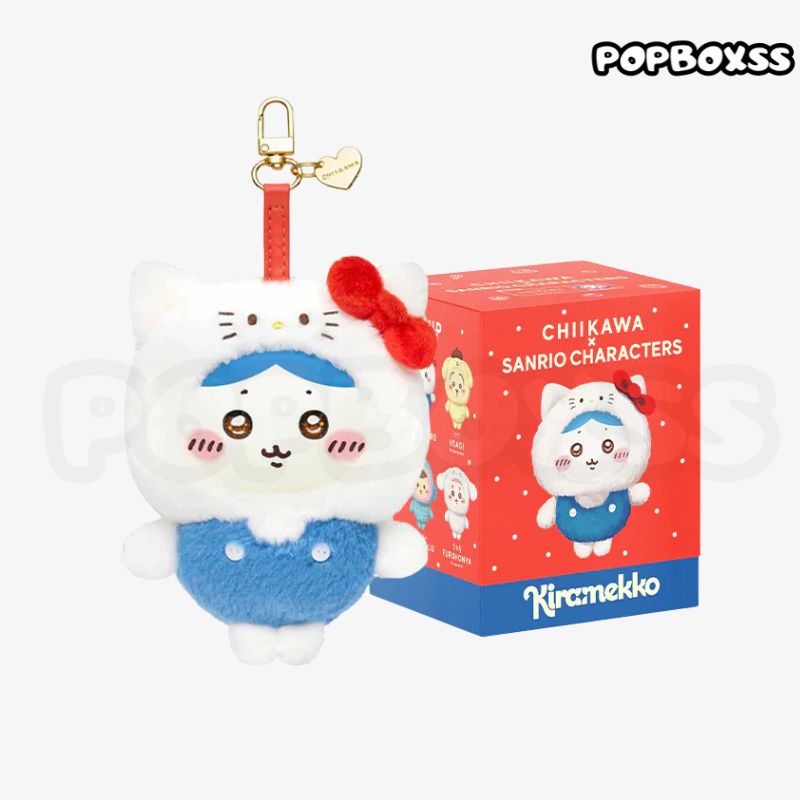Chiikawa x Sanrio Characters Vinyl Plush Keychains