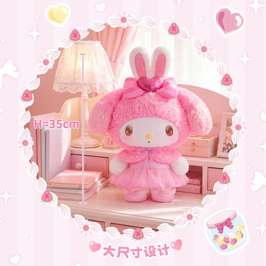 TOP TOY My Melody Strawberry Cookie & Colorful Frosting Series Vinyl Plush Figure