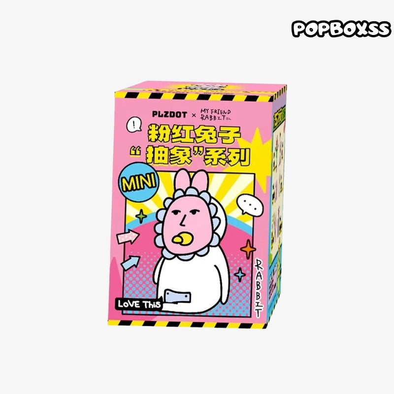 My Friend Pink Rabbit Abstract Series Mini Figure Blind Box