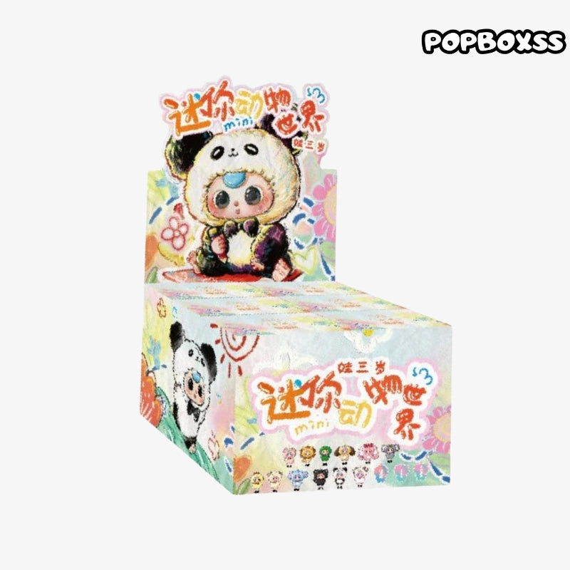 Baby Three Mini Animal World Series Plush Blind Box