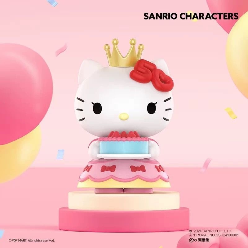 SANRI0 Hello KT 50th Anniversary Series Figures. Blind Box