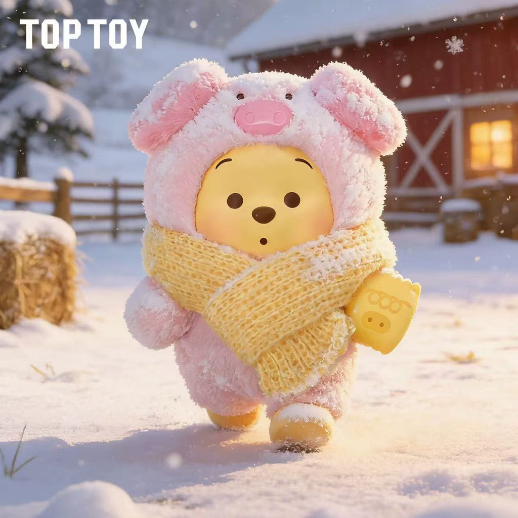 TOPTOY Disney Winnie the Pooh Happy Farm Animal Collection blind box