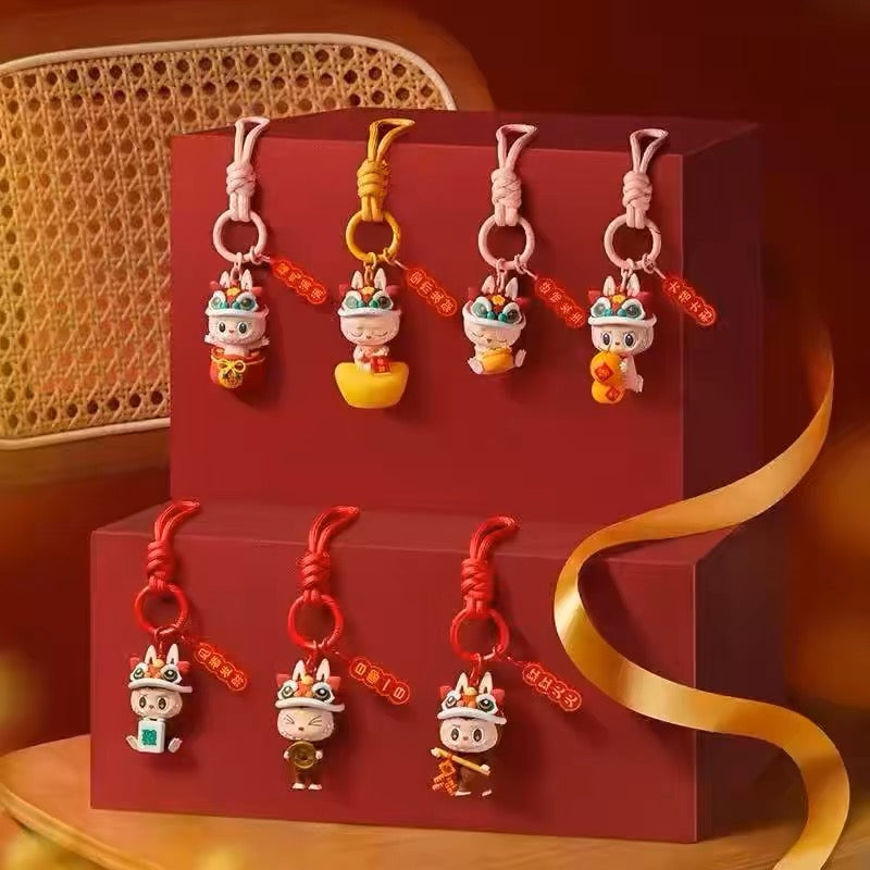 The Monsters Labubu Keychain Pendant Blind Box. POP LAND Limited