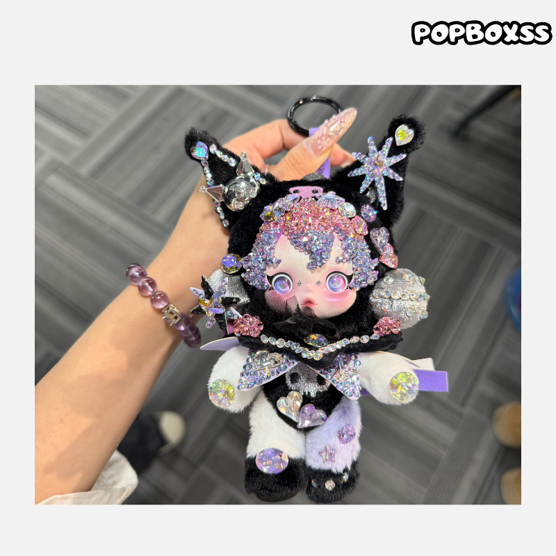 【Customized Two-Week】 Skullpanda Swarovski Crystal Doll Clothes (Doll Included) skullpanda Kuromi Series