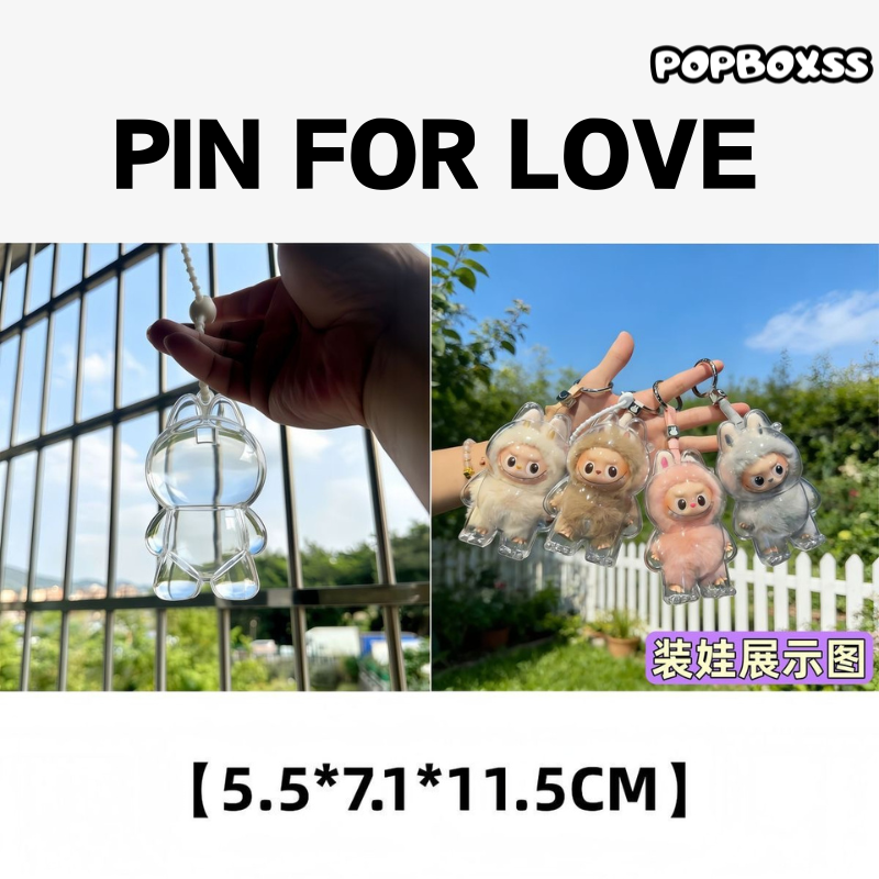 THE MONSTER LABUBU PIN AND LOVE Protective Case