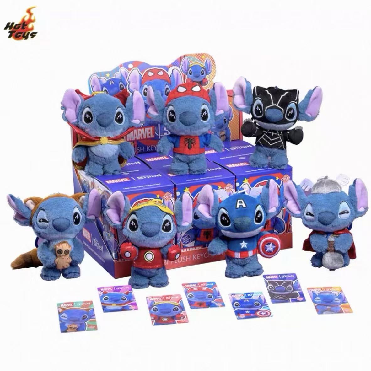 HOT TOYSP COSBI MARVEL X Stitch Vinyl plush pendant blind box