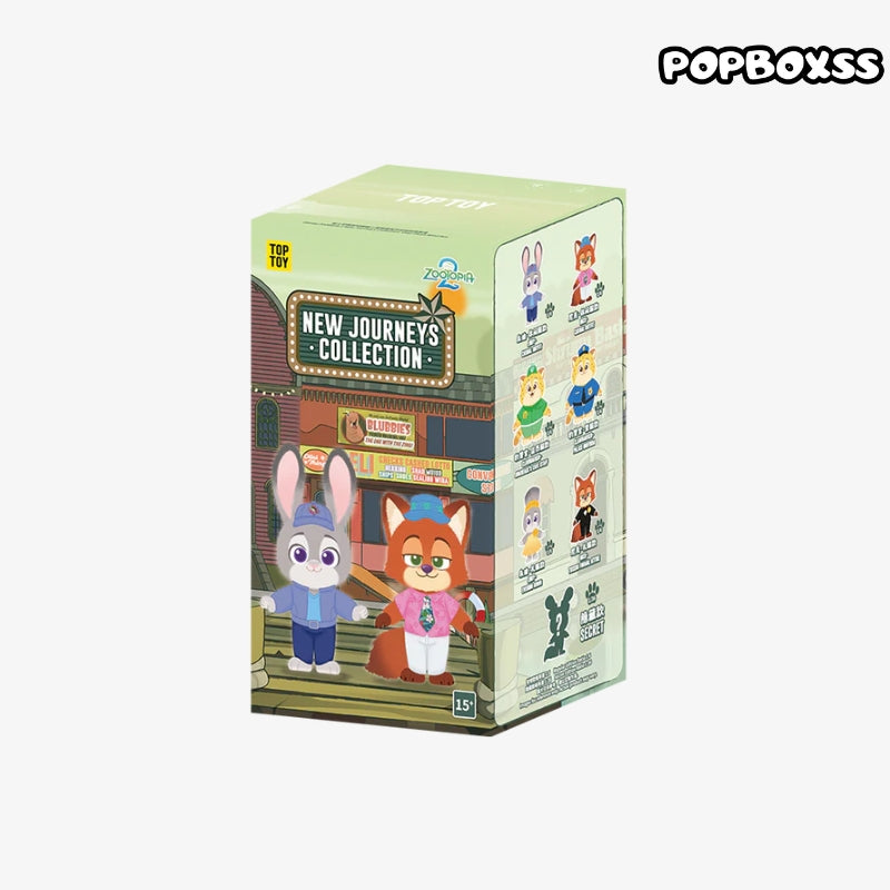 ZOOTOPIA 2 New Journey Series Plush Keychain Blind Box