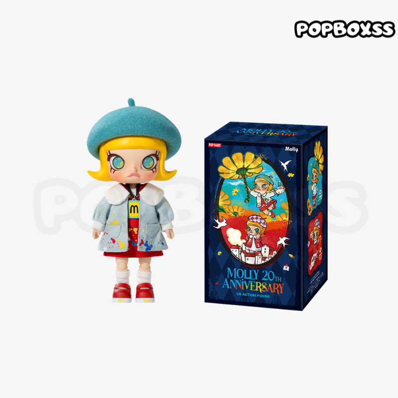 POP MART MOLLY 20th Anniversary Series 1/8 Action BJD Figure Blind Box