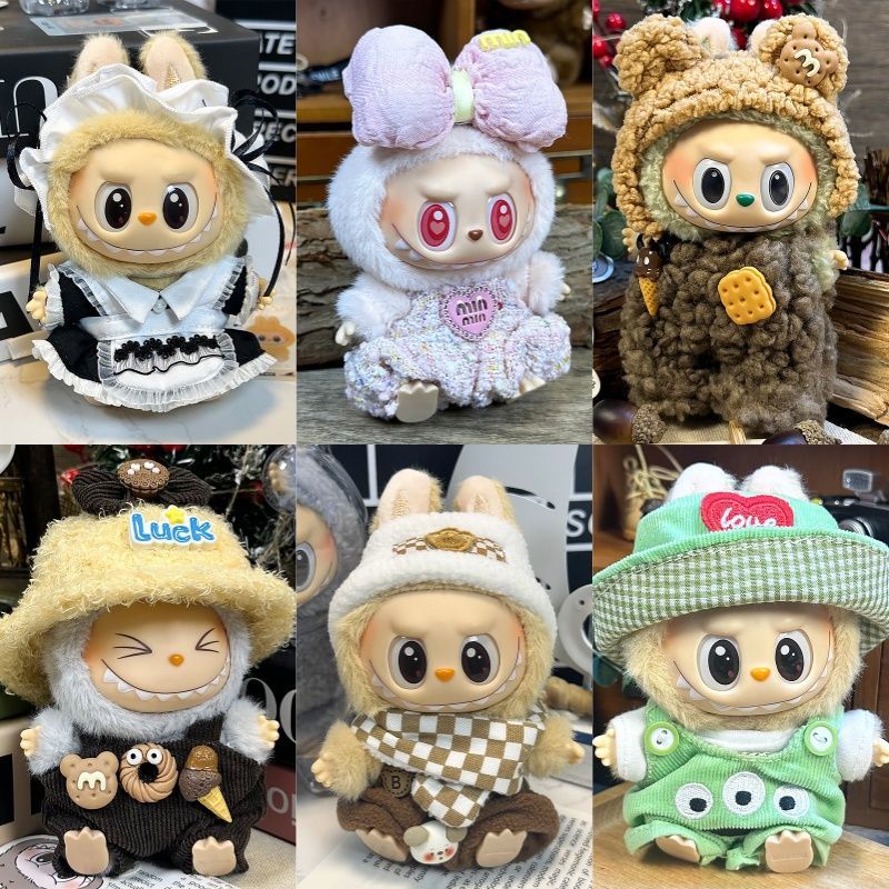 POP MART Labubu Replacing Clothes Set, Labubu Outfit(No Dolls) labubu clothes