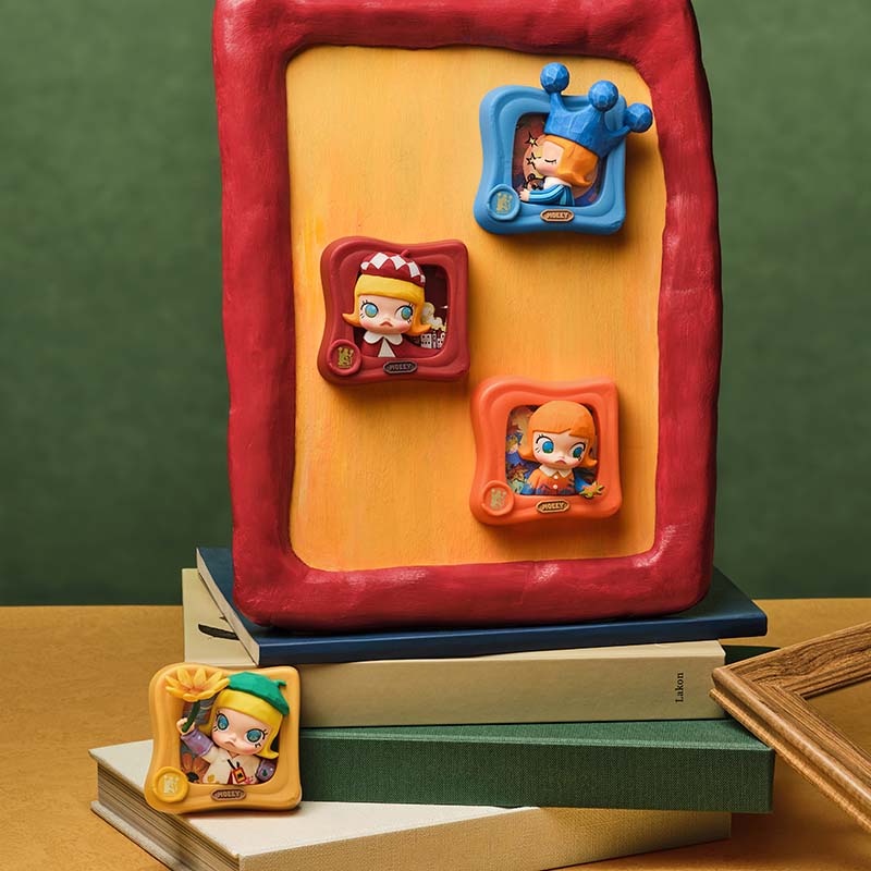 POP MART MOLLY 20th Anniversary Scenery Along the Way Series Fridge Magnet Blind Box