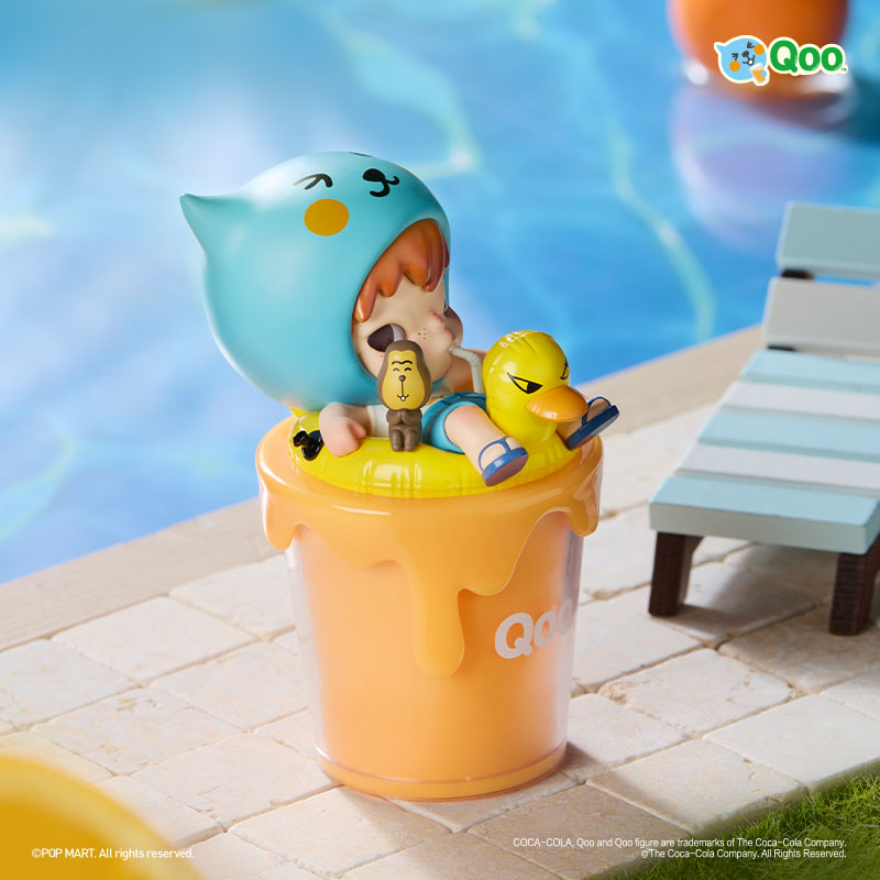 POPMART Hirono x Qoo Drinking Face Red Series