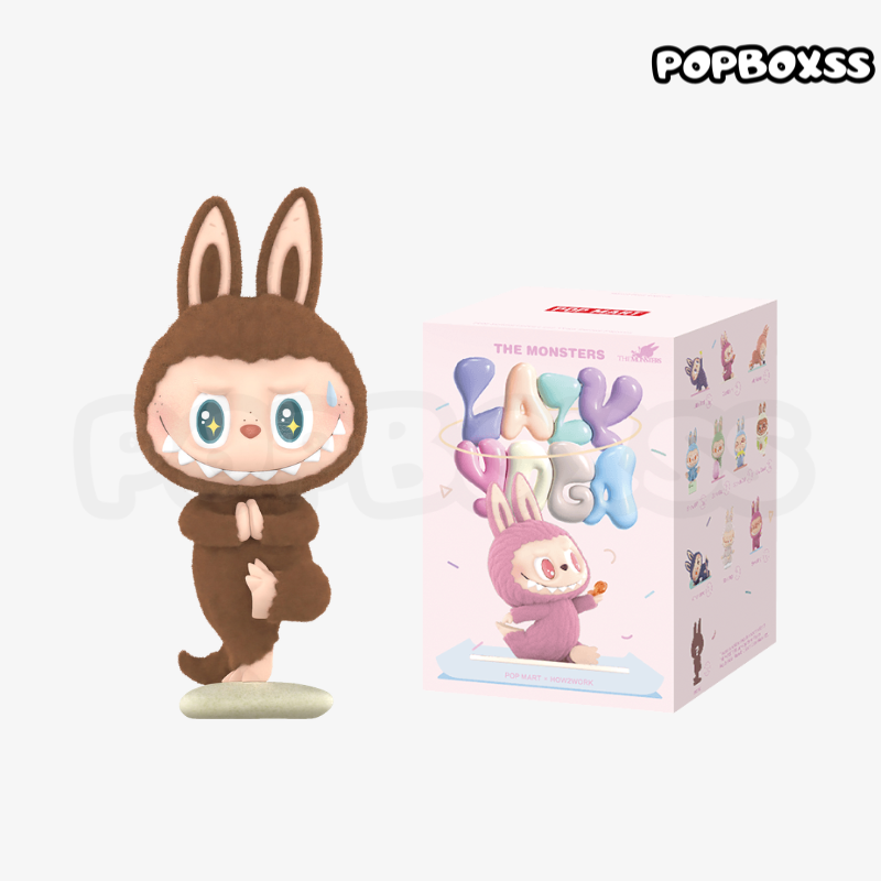 【gift】THE MONSTERS Labubu Lazy Yoga Series Figures