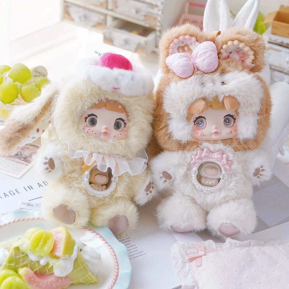 【US 3-5 Arrival】Nommi A Bite of Sweetness Series Plush Dolls. Blind Box