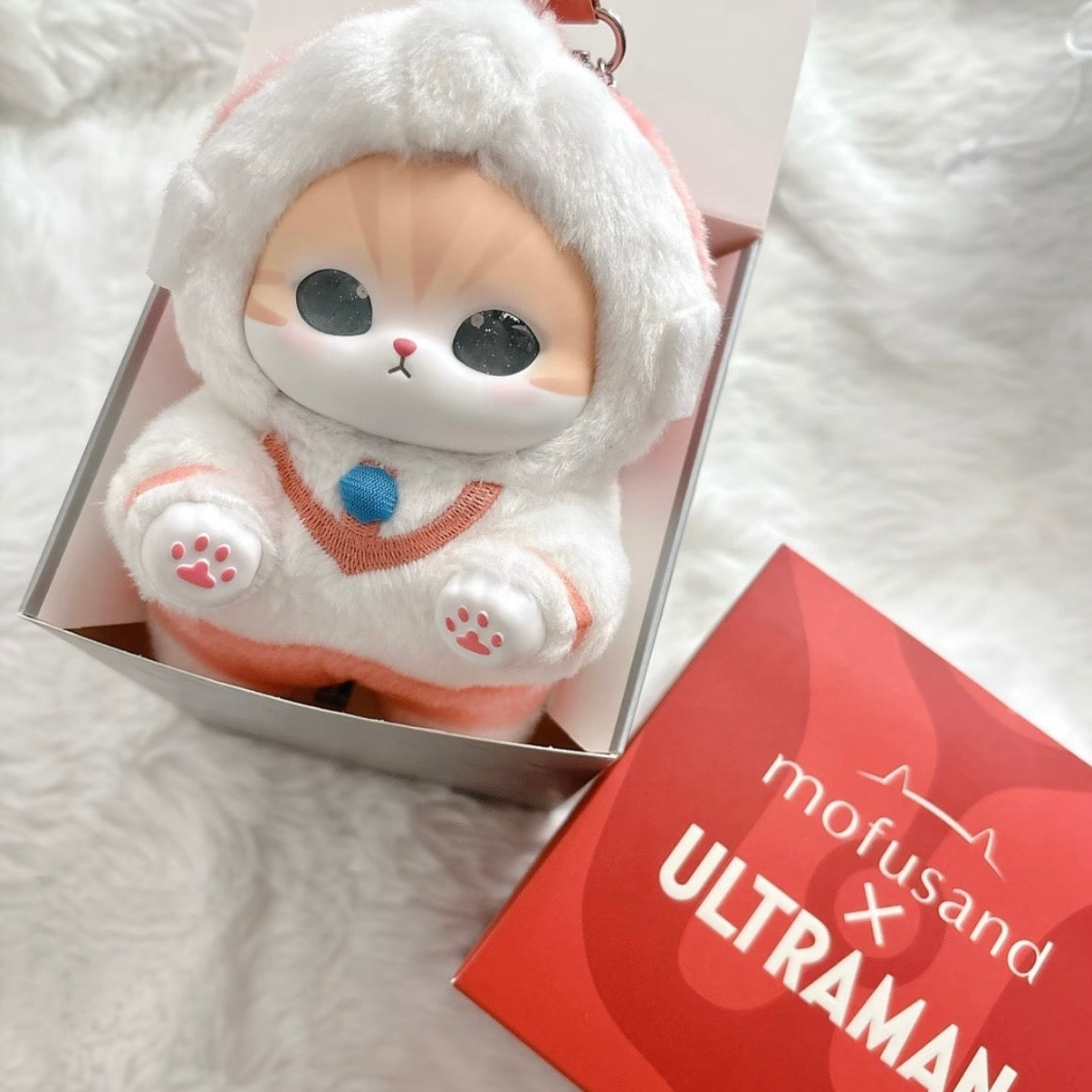 Mofusand × ULTRAMAN Series Plush Pendant (PRE-ORDER)