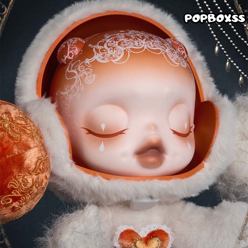 MEGA α SKULLPANDA 400% White Moon