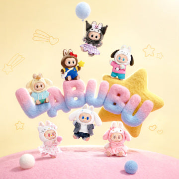 【Hot】THE MONSTERS LABUBU × SANRIO Characters Series Vinyl Plush Pendant Blind Box