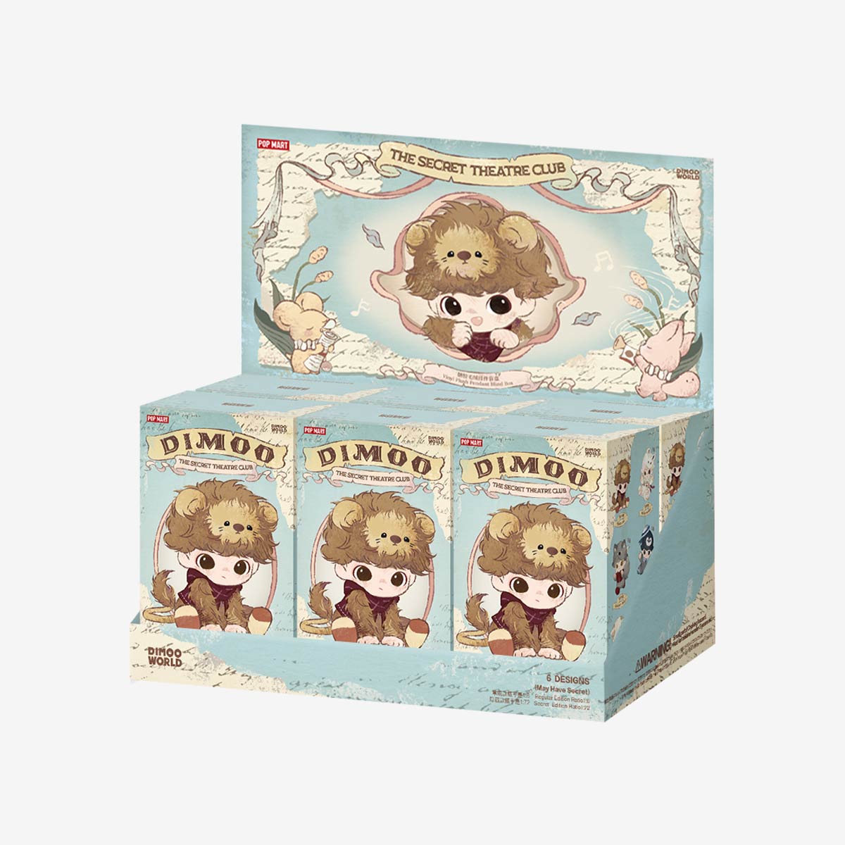 DIMOO The Secret Theatre Club Series - Vinyl Plush Pendant Blind Box（PRE ORDER）