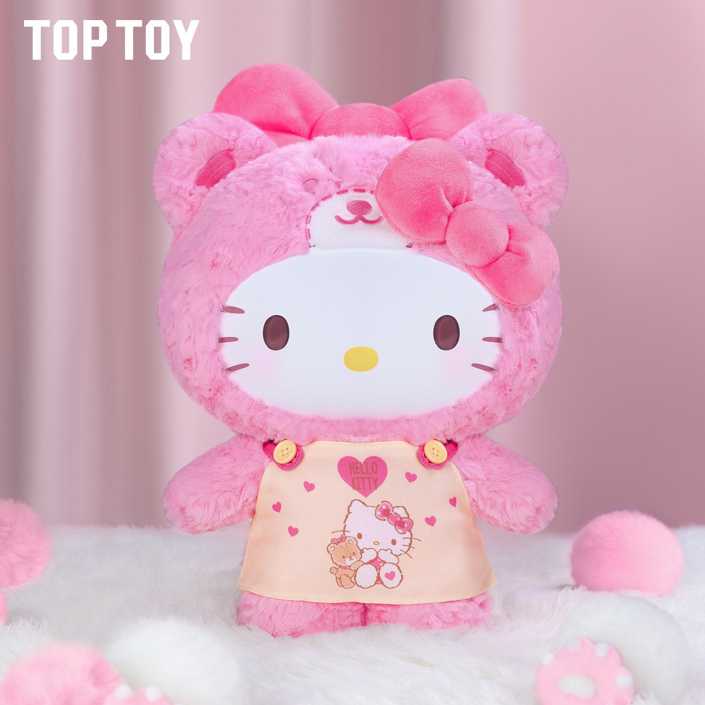 TOP TOY HELLO KITTY Caramel Pajamas peach Pajamas plush toys