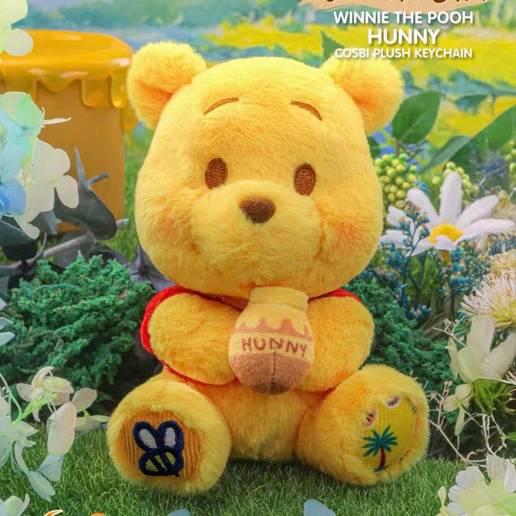 DSN Winnie the Pooh Bloom To Snow Series Cosbi Plush Keychain Collection Blind Box
